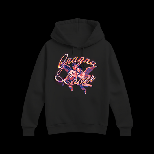 GNAGNA LOVERS Black Hoodie
